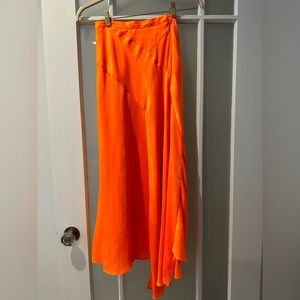 House of Holland orange maxi skirt